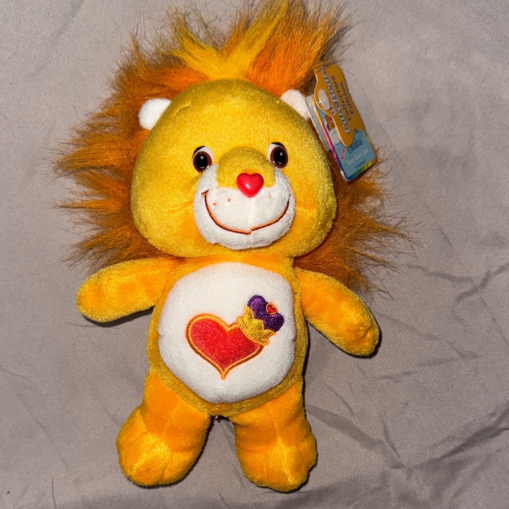2003 Brave Heart Lion Care Bears Plush Toy Collector Edition